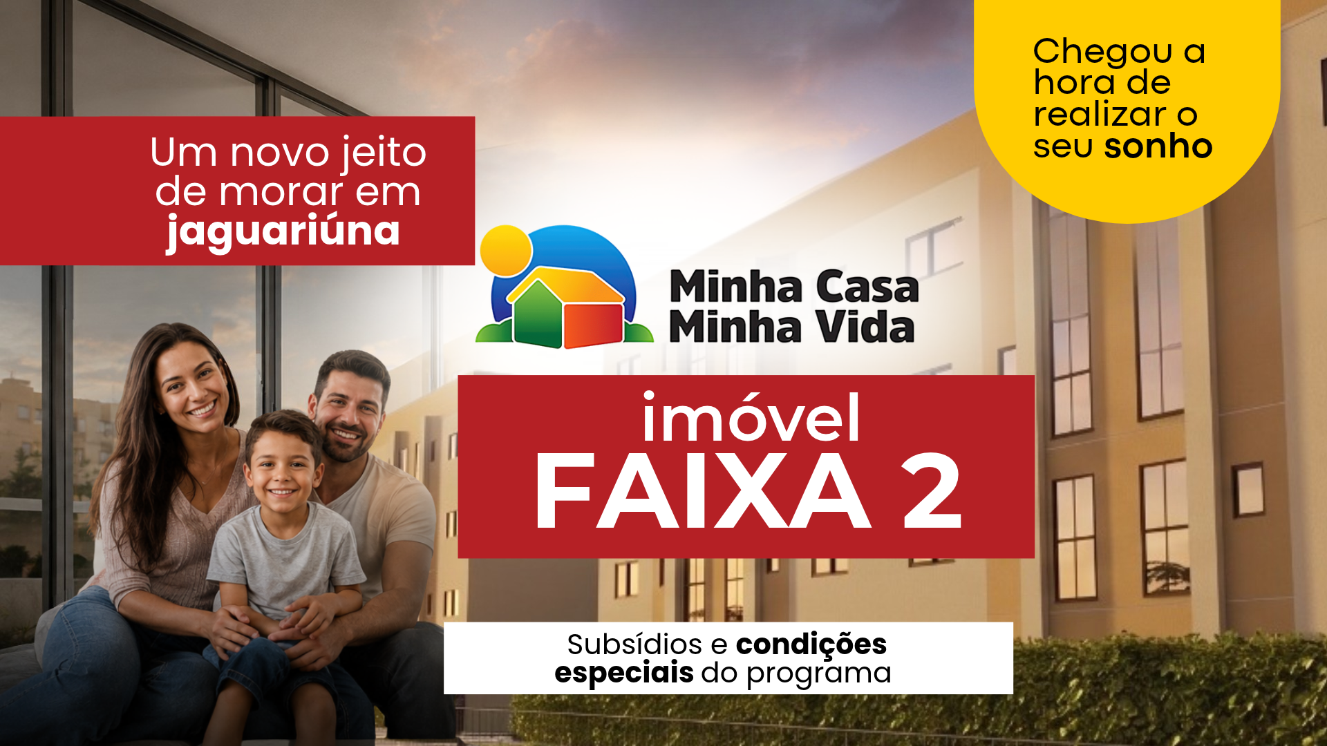Jaguari Residencial em Jaguariúna — imóvel Faixa 2 do Minha Casa Minha Vida